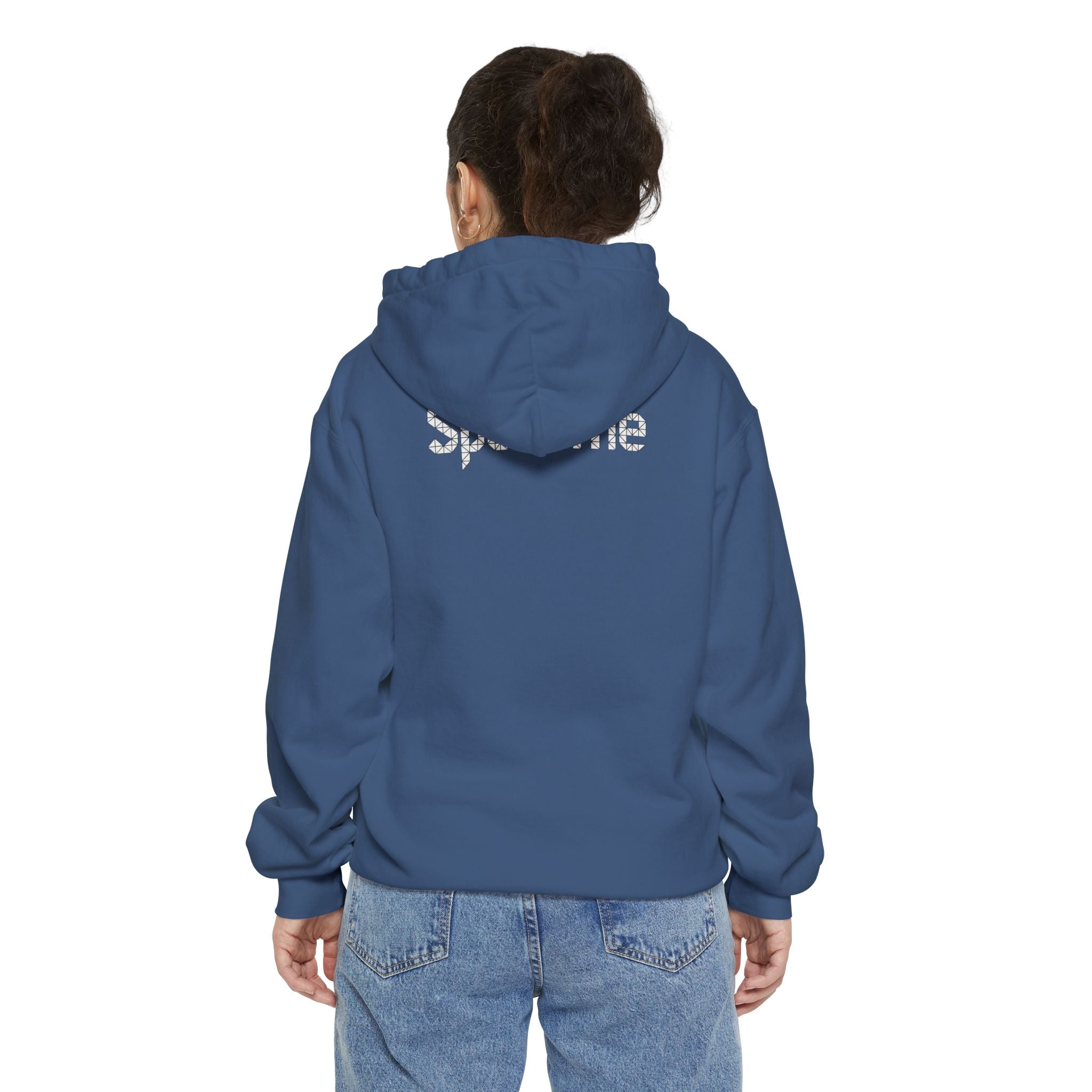 Spurreme Triangular Vision Cat Graphic Hoodie