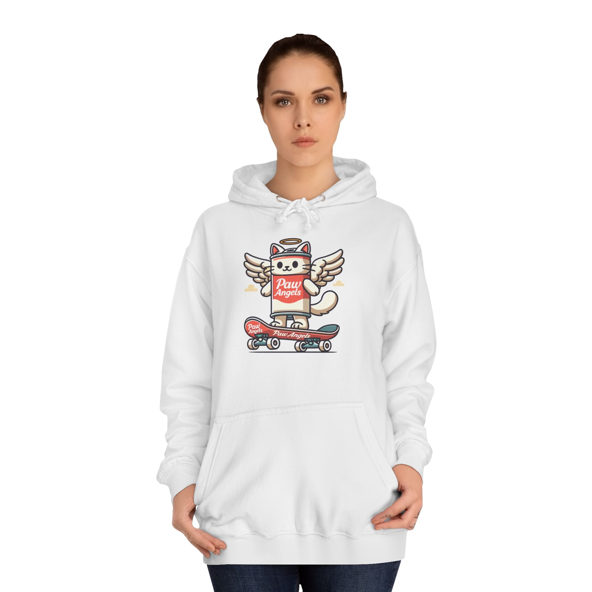 Paw Angels Spray Cat Graphic Hoodie
