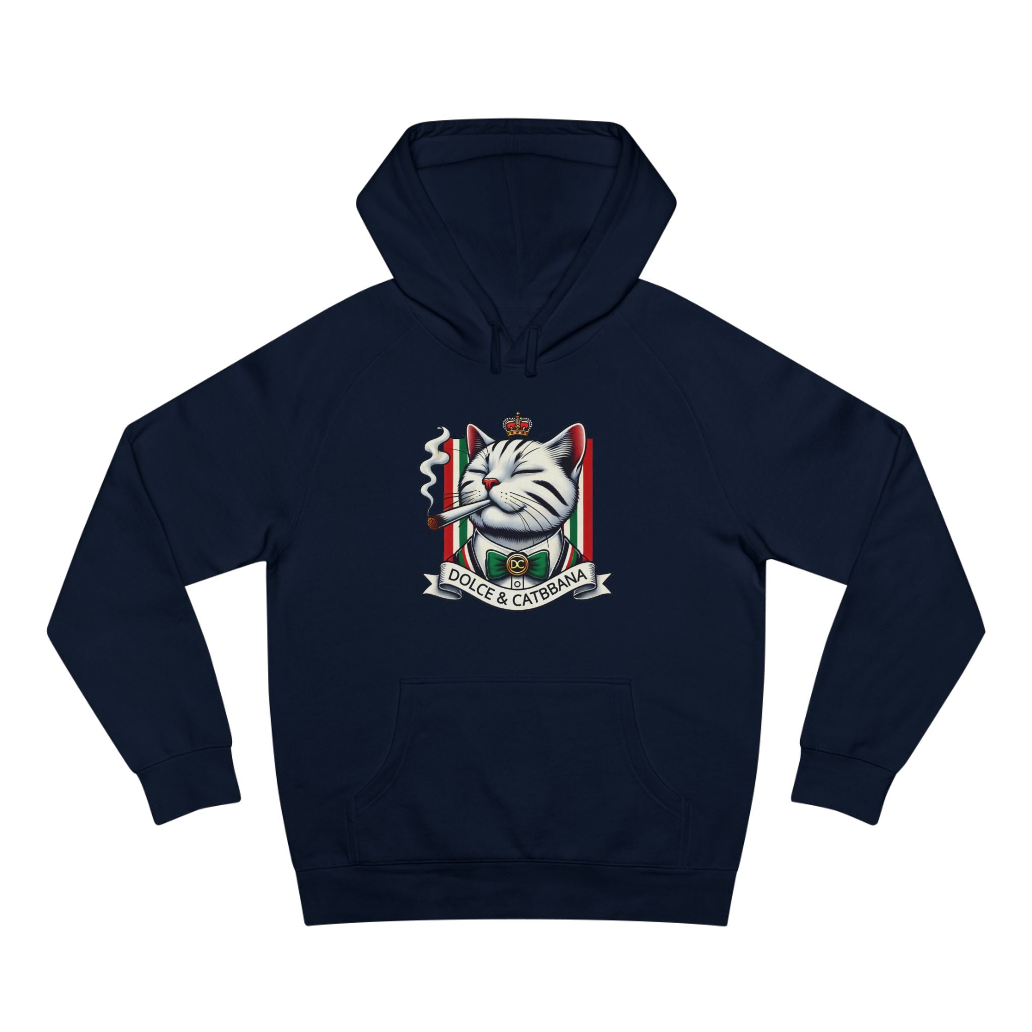 Dolce & Catbbana Don Royal Cat Graphic Hoodie