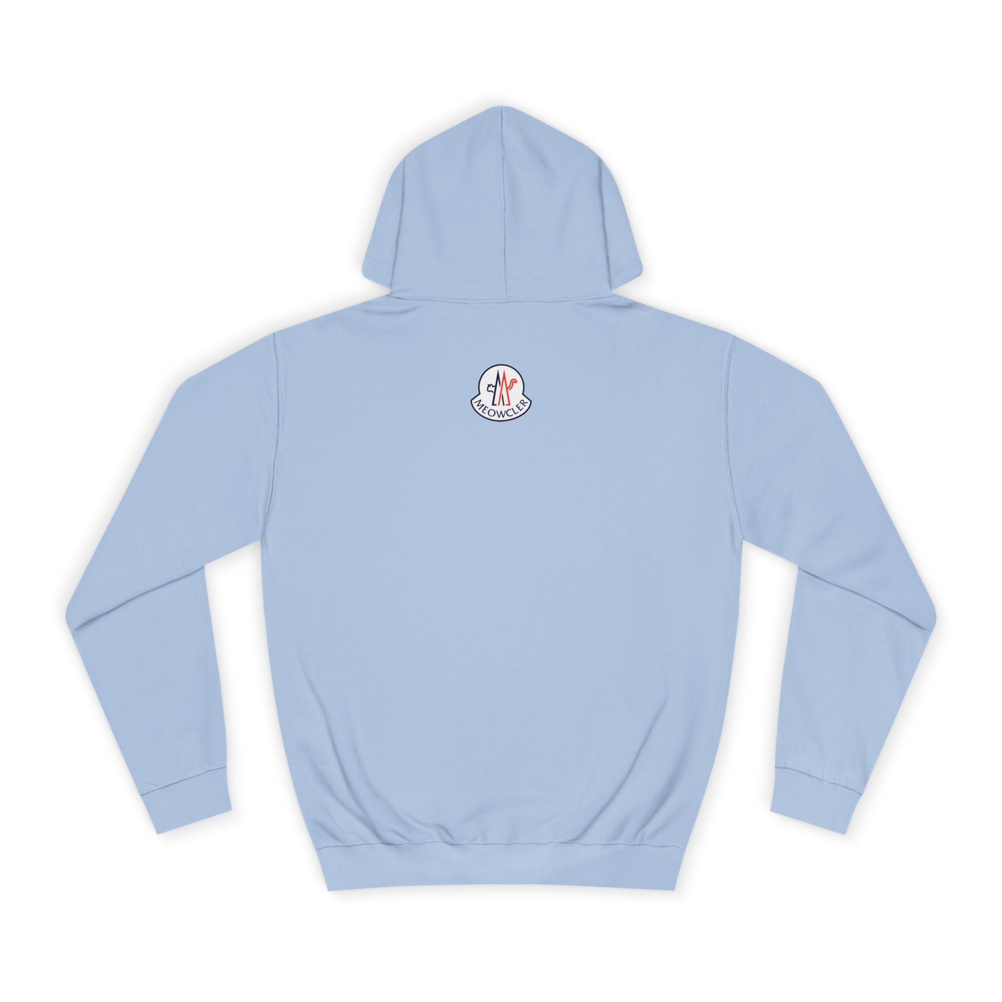 Meowcler Chest Puffer Cat Graphic Hoodie