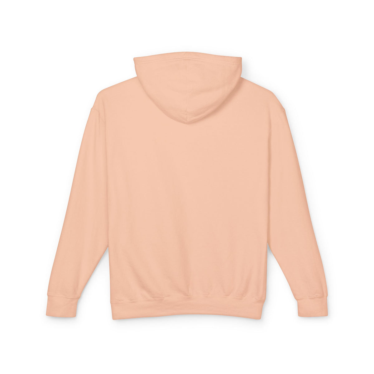 Chewnel Royal Baroque Cat Graphic Hoodie in peachy, back view