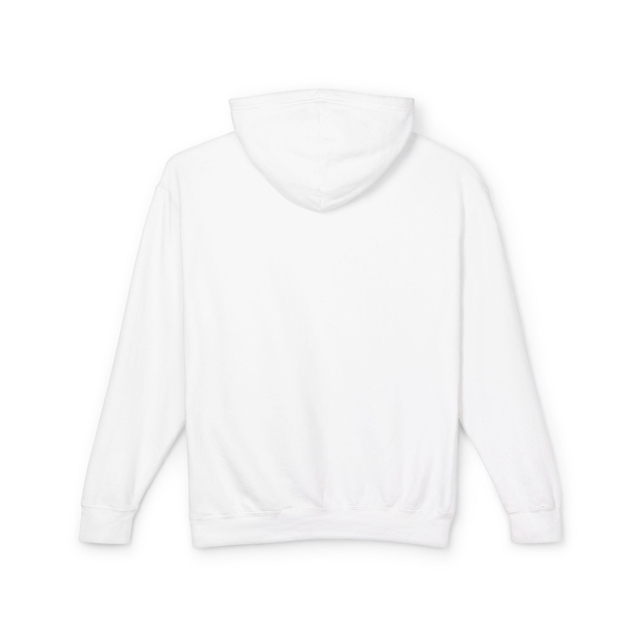 Chewnel Royal Baroque Cat Graphic Hoodie in white, back view