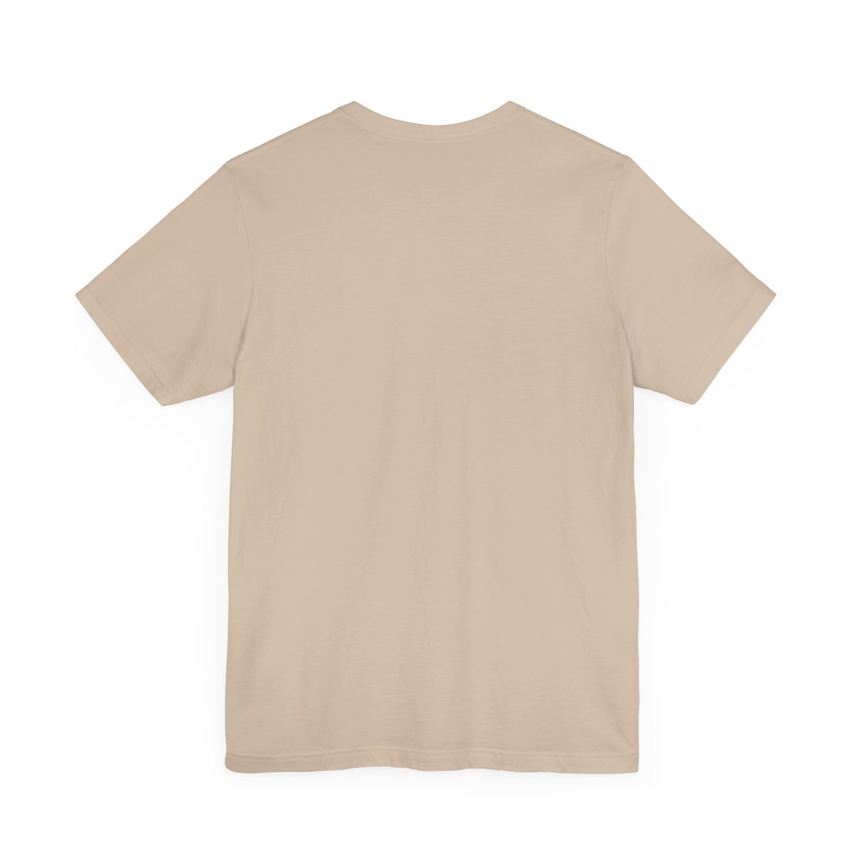 Furdi Lounge Royal Cat Graphic T-Shirt in tan, back view