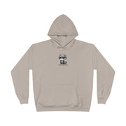 Karl Lacatfeld Chest Icon Cat Graphic Hoodie in sand, front view