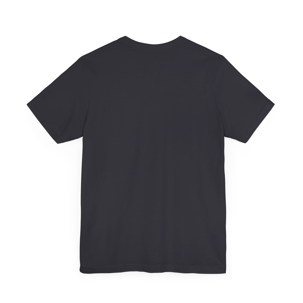 Louis Mewtton Heritage Emblem Graphic T-Shirt in dark grey, back view