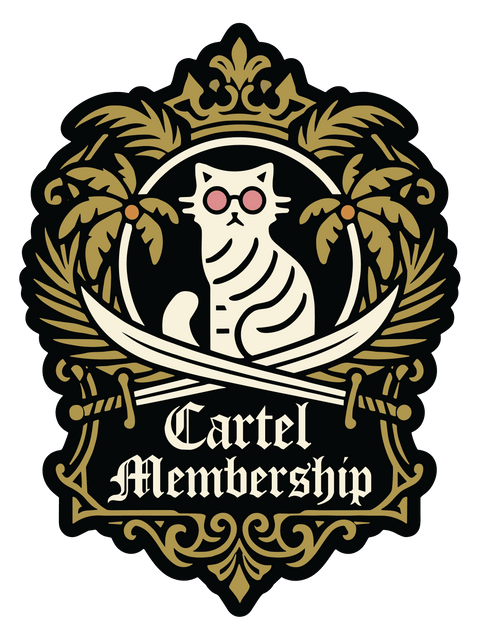Cartel Membership loyalty badge for Mad Cat Cartel