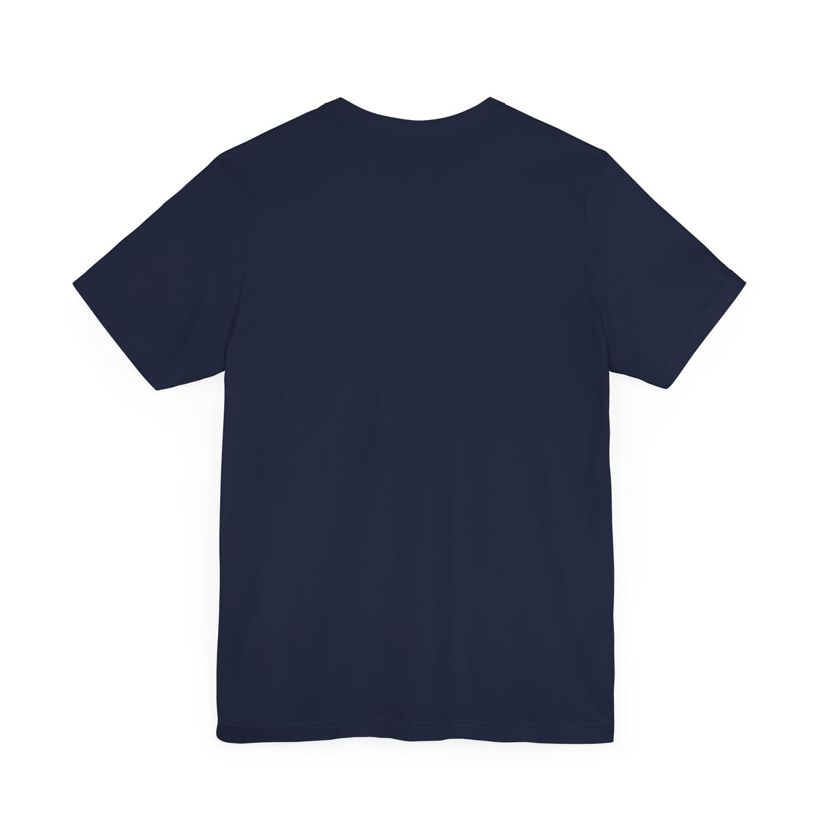 Meowcler Essentials Chest Logo T-Shirt in navy, back view