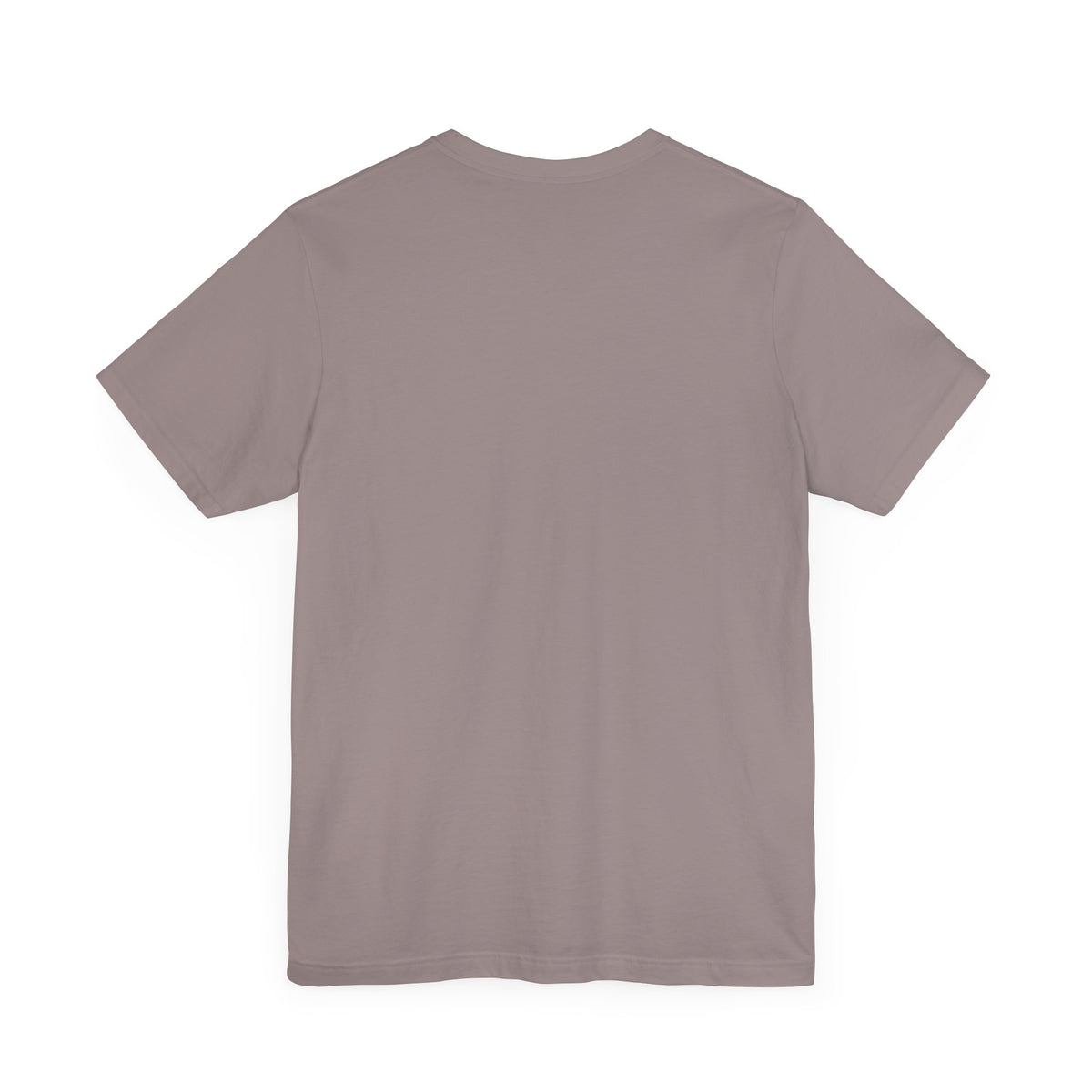 Meowcler Essentials Chest Logo T-Shirt in pebble brown, back view
