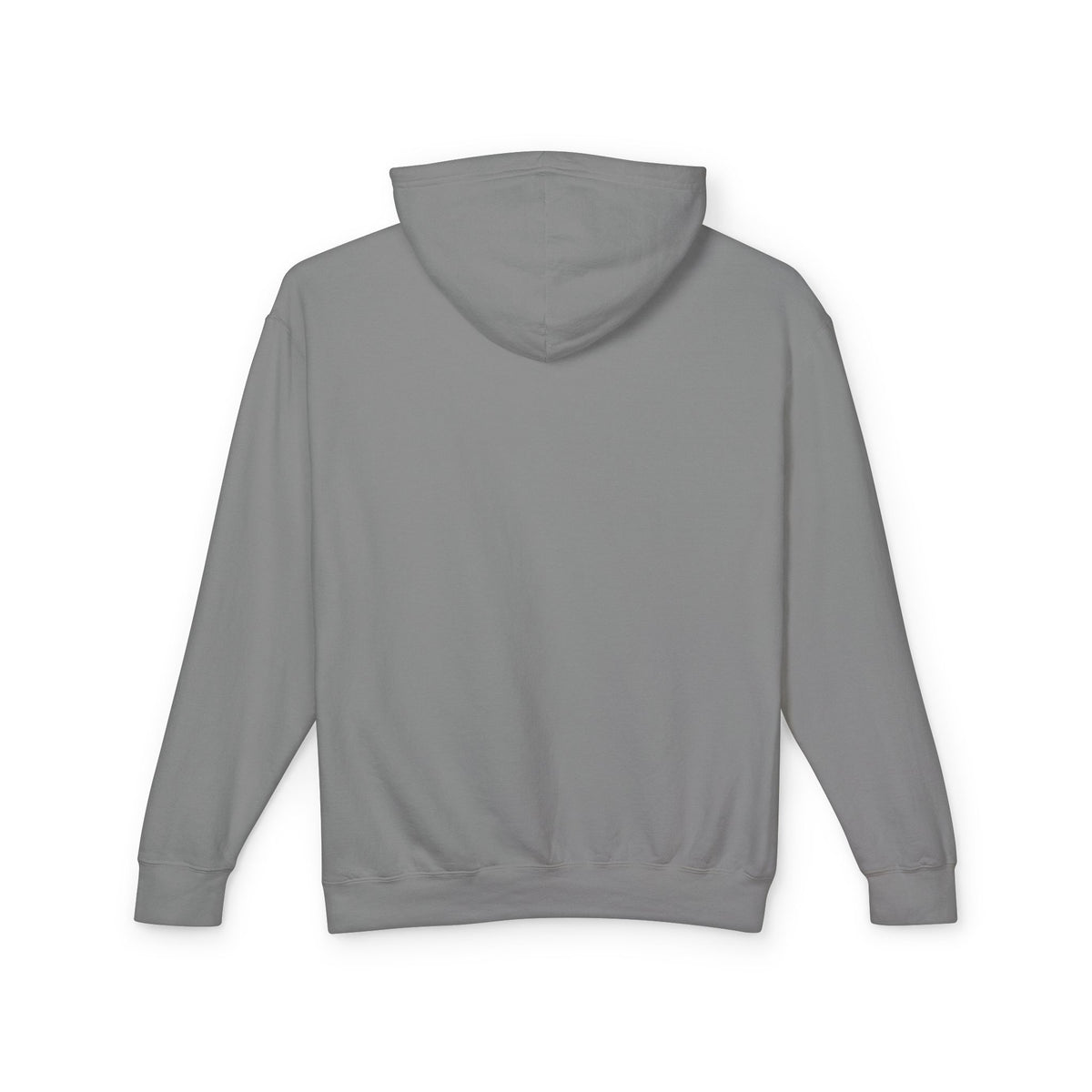 Mewcci Cat Pasta Sketch Graphic Gray Hoodie, back view