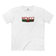 Mewcci Floral Vision Cat Graphic T-Shirt in white, front view