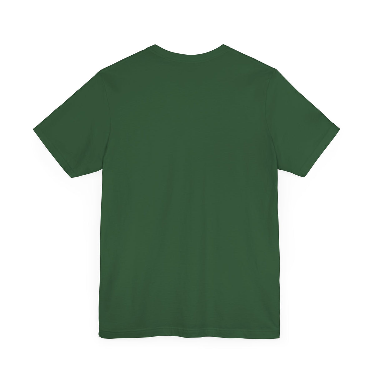 Mewcci Iconic Box Graphic T-Shirt in evergreen, back view