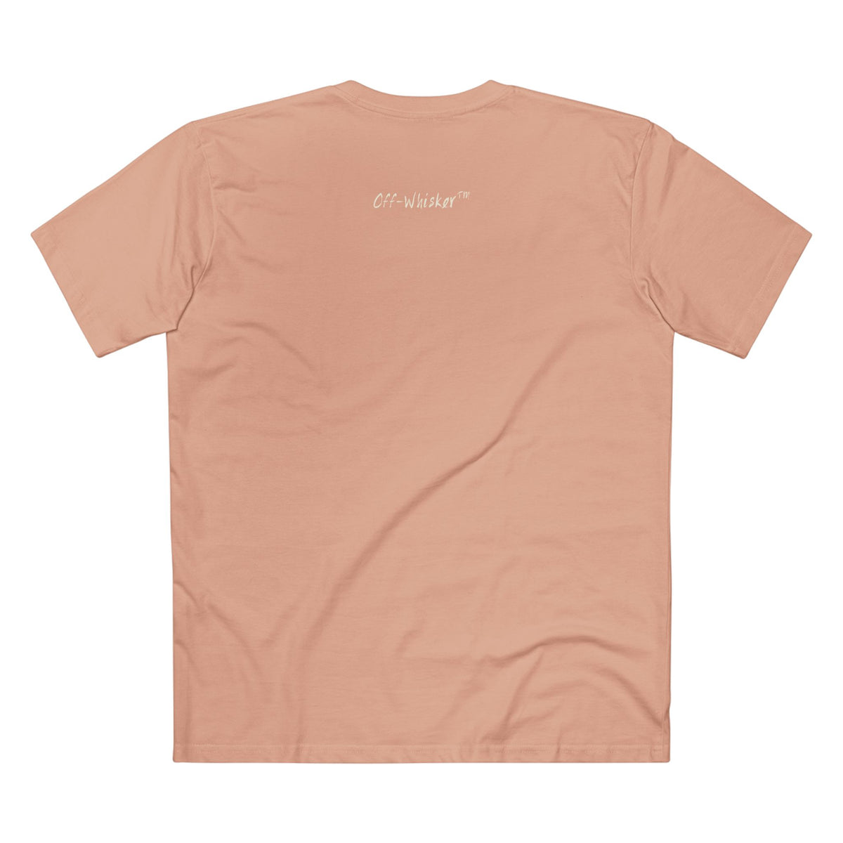 Off-Whisker Phantom Pounce Graphic T-Shirt in pale pink, back view