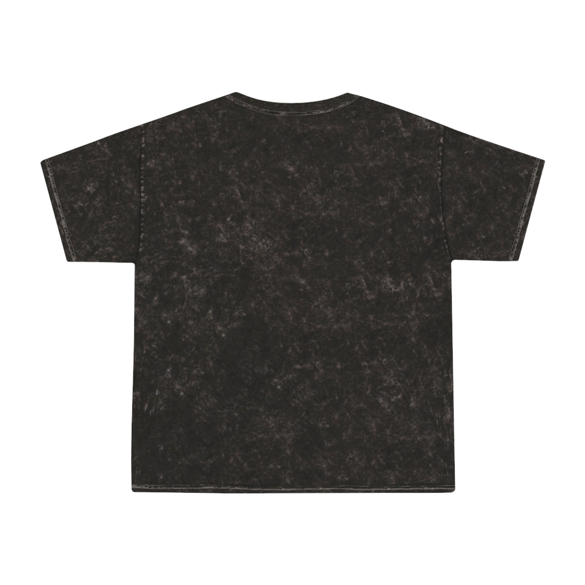 Paw Angels Tribal Logo Mineral Wash T-Shirt in mineral black, back view