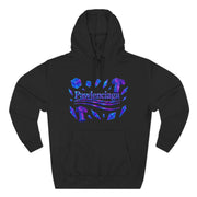 Pawlenciaga Crystal Empire Cat Graphic Black Hoodie, flat lay