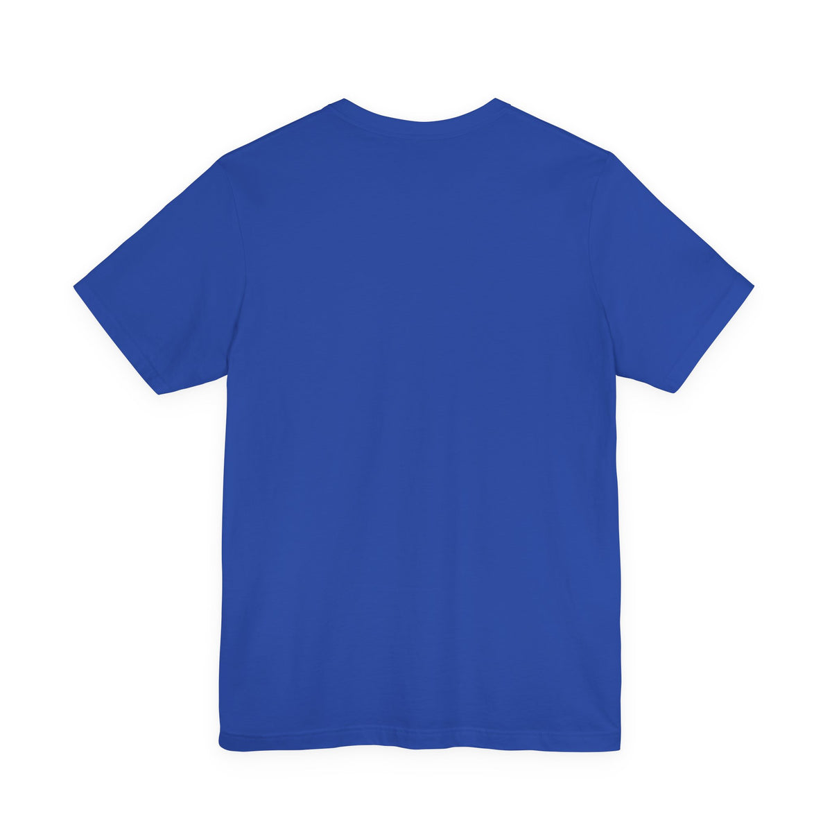 Spurreme Ambassador Cat Graphic T-Shirt in true royal, back view