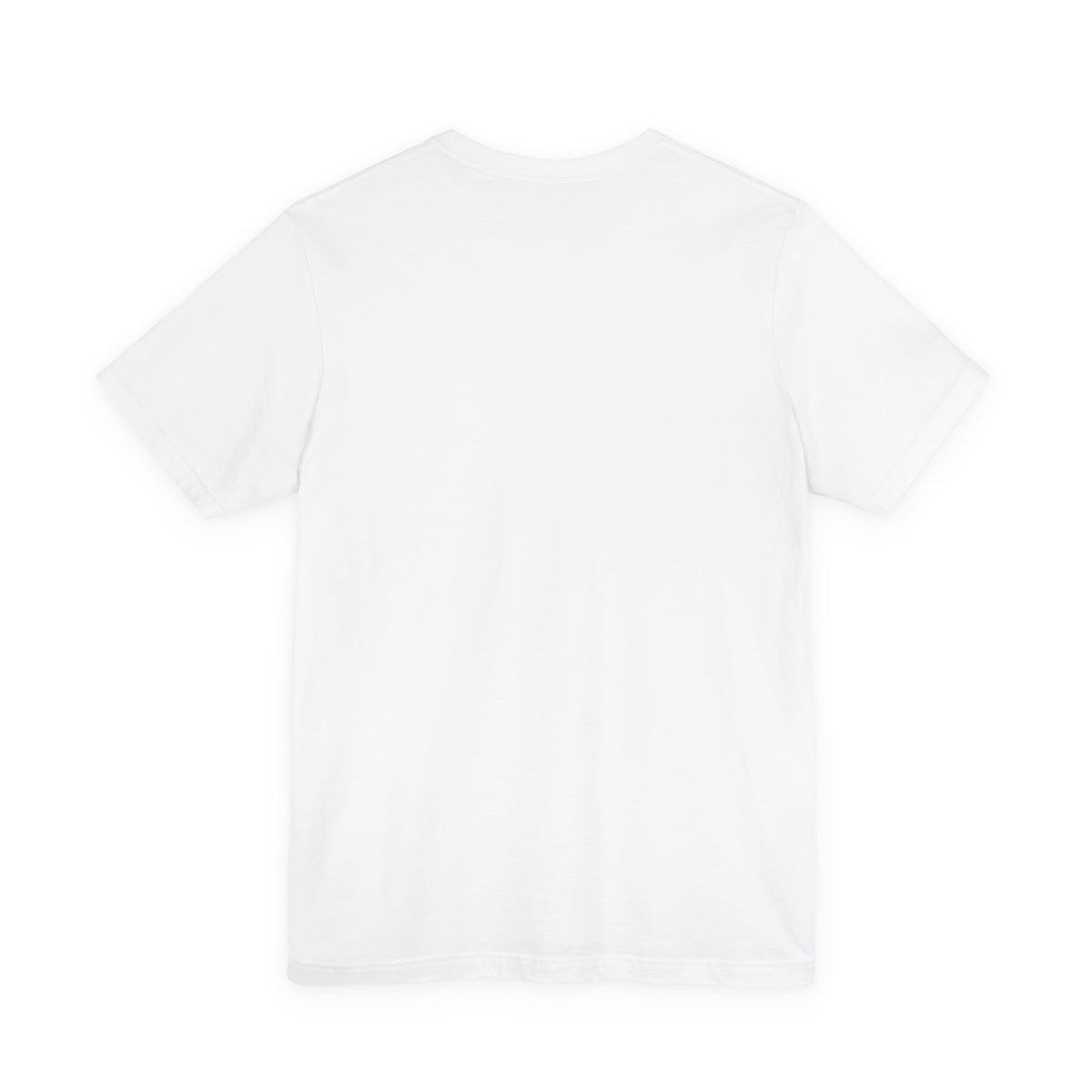 Spurreme Ambassador Cat Graphic T-Shirt in white, flat lay, back