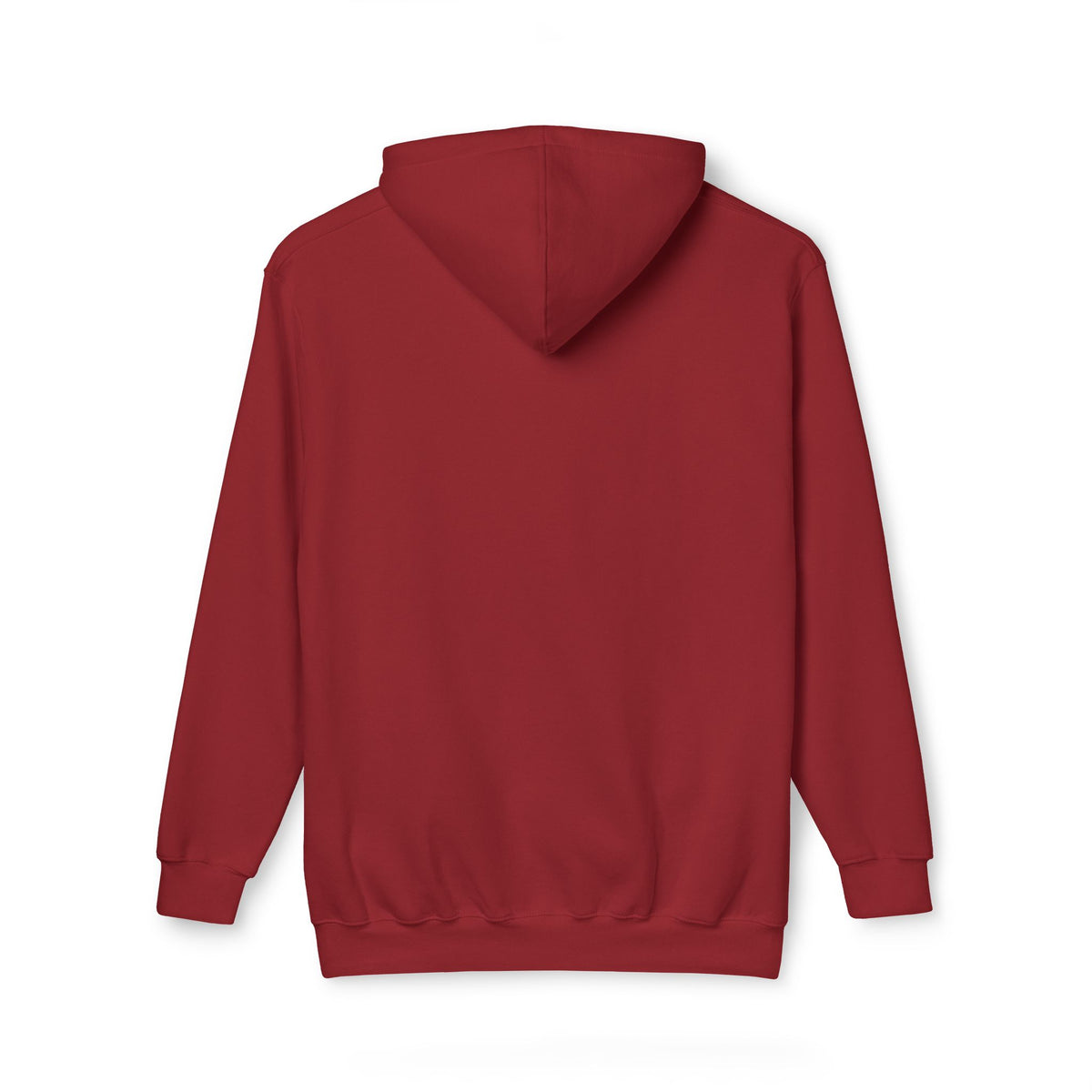 Spurreme Angry Fluffy Loaf Kitty Sketch Graphic Hoodie in cardinal, front view