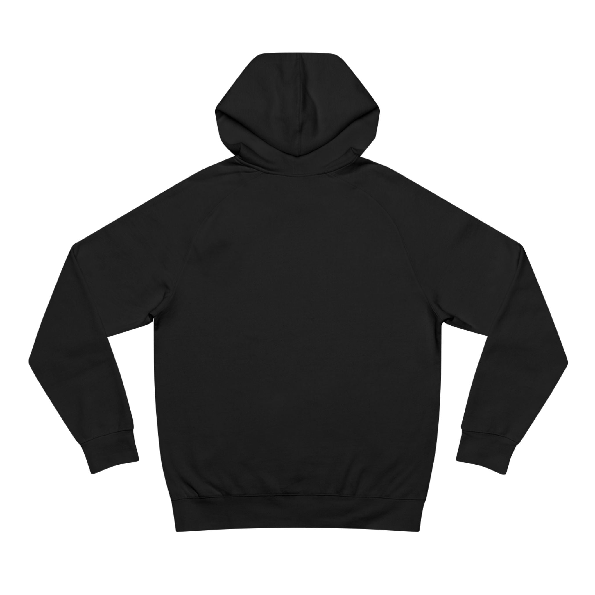 Spurreme Box Logo Parody Hoodie in black, back view