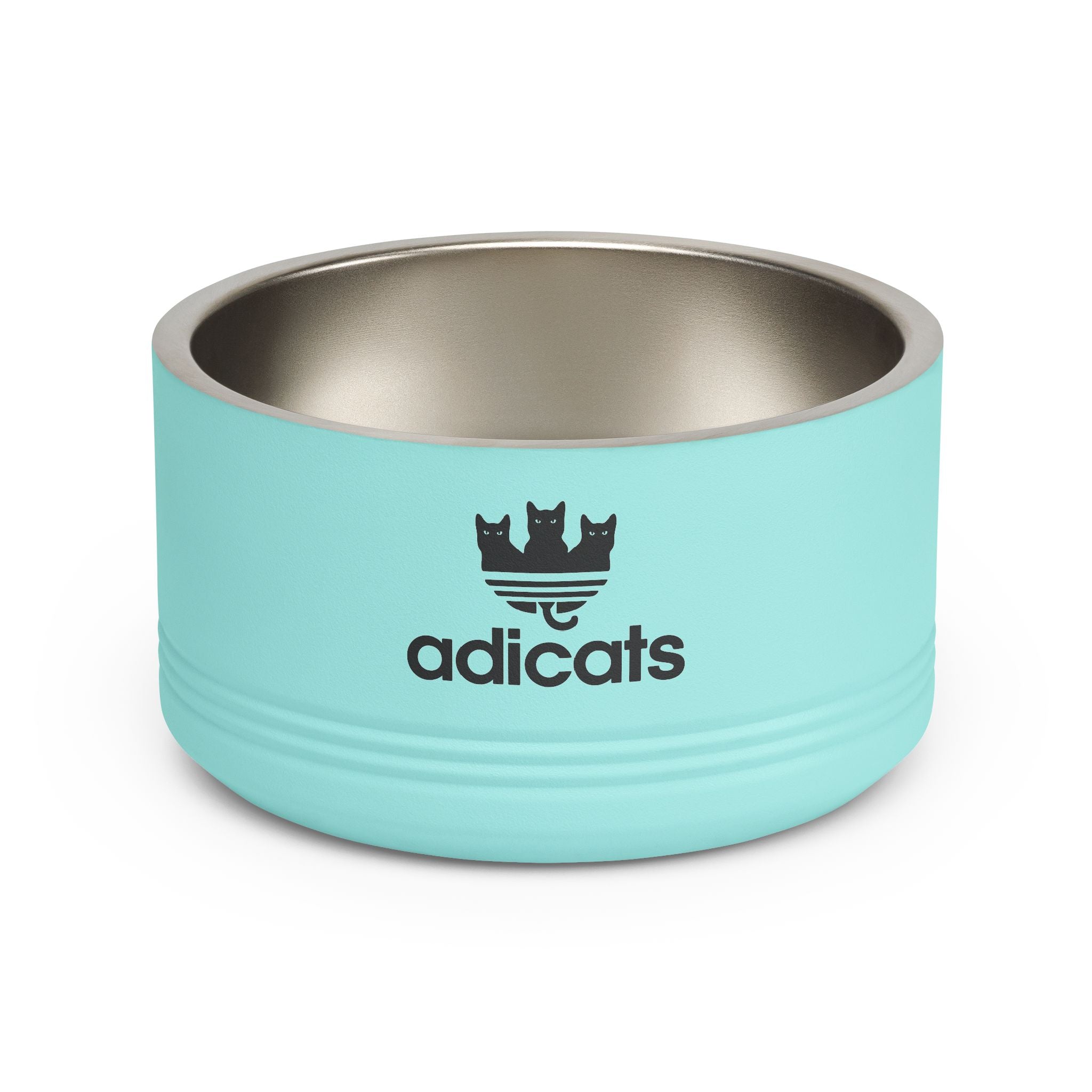 Stylish stainless steel cat bowl, Adicats bowl for small cats