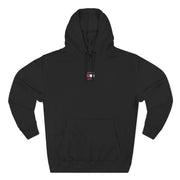 Tommy Hilficat Chest Logo Colorwave Cat Graphic Hoodie in black, front view